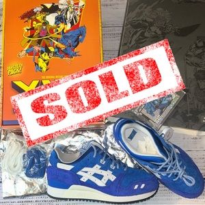 KITH x ASICS x XMen Gel Tec. Size 8 Brand New w Box and Trading card